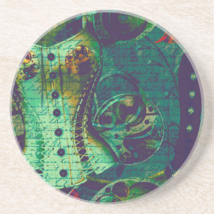 Vintage Steampunk Tapete Untersetzer