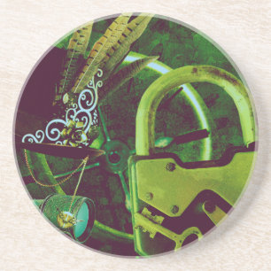 Vintage Steampunk Tapete Untersetzer