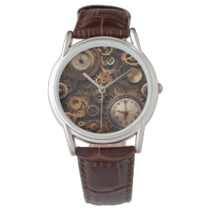 Vintage-Steampunk-Uhr Armbanduhr