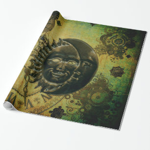 Vintage-Steampunk-Wallpaper Geschenkpapier