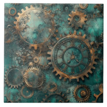 Vintage Steampunk Zahnräder & Uhrwerk