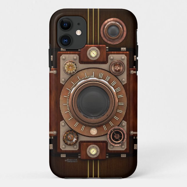 Vintage Steampunkenkamera #1B Case-Mate iPhone Hülle (Rückseite)