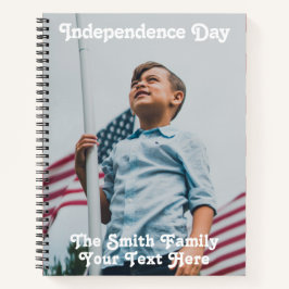 Vintage Sterne Strippen Amerika Markierung Custom Notizbuch