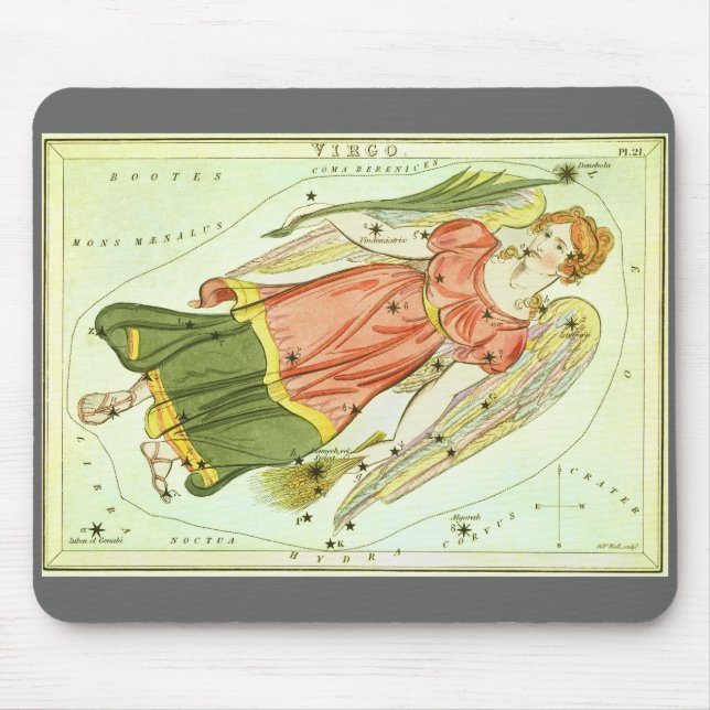 Vintage Sternenflottenkonstellation Mousepad (Vorne)