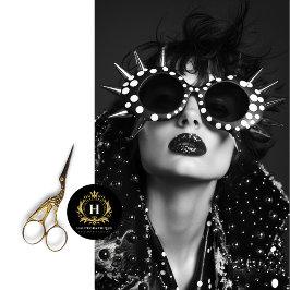 Vintage Sternexplosion Retro Glam Monochrome Decou Seidenpapier