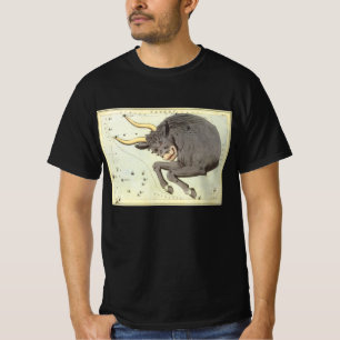 Vintage-Sternzeichen Astrologie Stier Bull Konstel T-Shirt