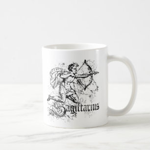 Vintage-Sternzeichen Schütze Kaffeetasse