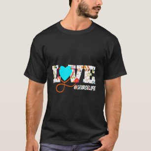 Vintage Stethoscope Medical Care Kinderzimmer Nurv T-Shirt