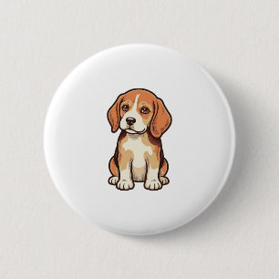 Vintage-Stich-Beagle-Welpe-Vektor-Art_1 Button