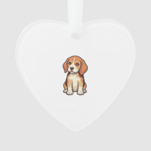 Vintage-Stich-Beagle-Welpen-Vektor-Art_1 Ornament