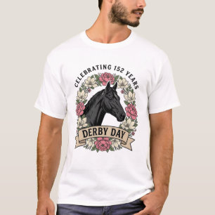 Vintage-Stich Feuerpferd Grafikdesign T-Shirt