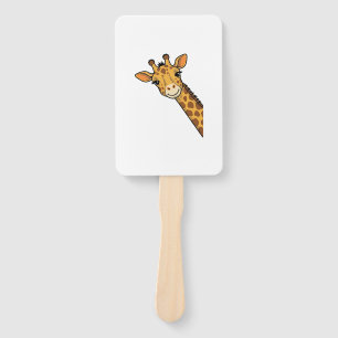 Vintage-Stich Giraffe-Shirt-Design_1 Fächer