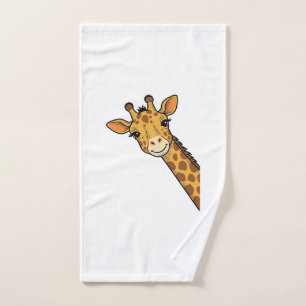 Vintage-Stich Giraffe-Shirt-Design_1 Handtuch