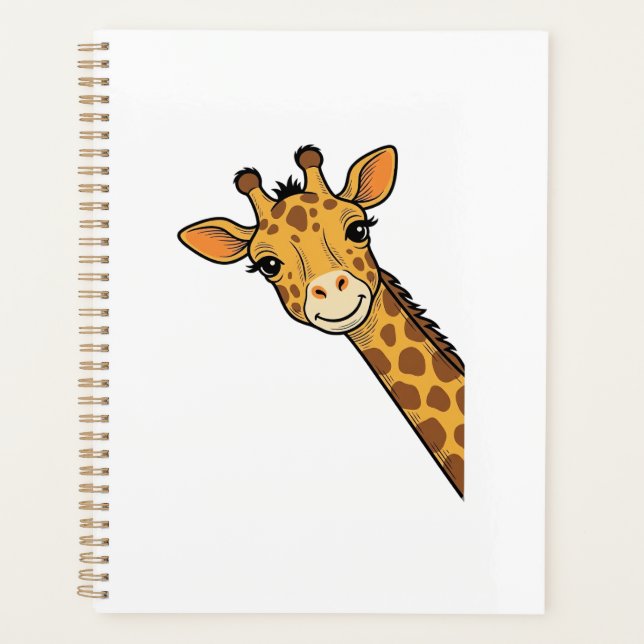 Vintage-Stich Giraffe-Shirt-Design_1 Planer (Vorderseite)