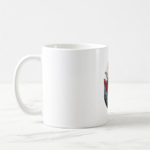 Vintage-Stich Jesus-Berg-Shirt Kaffeetasse