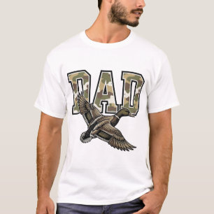 Vintage-Stichduck-Vater-Tarnung-Vektor-Shirt-Desig T-Shirt