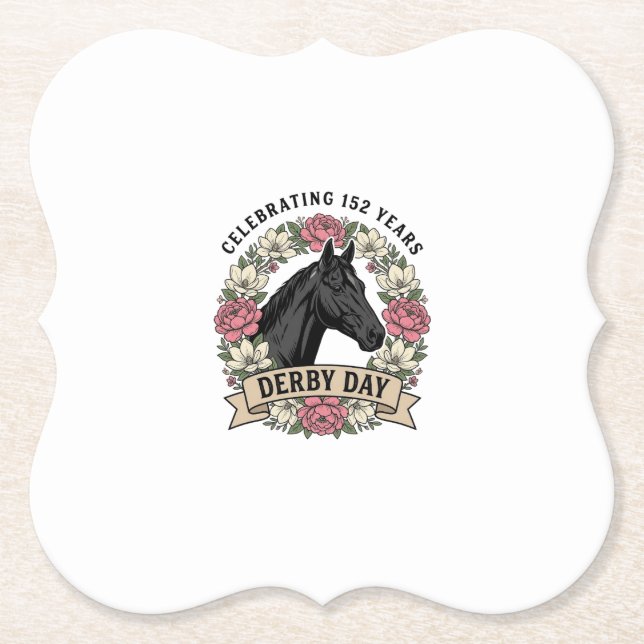 Vintage-Stichflamme-Pferd-Grafikdesign Untersetzer (Vorderseite)