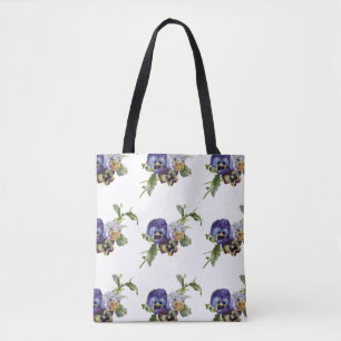 Vintage-Stiefmütterchen-Blumenstrauß -