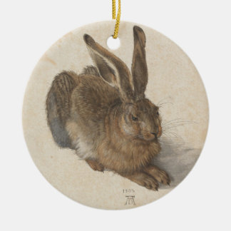Vintage-Stil Albrecht Dürer - Hase Keramik Ornament