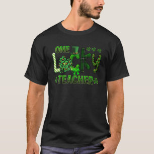Vintage-Stil Ein Glücklicher Lehrer Kleeblatt St. T-Shirt