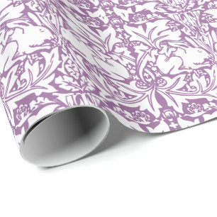 Vintage-Stil-Hase & Botanik Geschenkpapier
