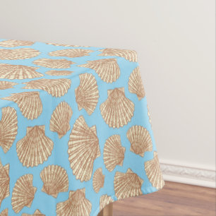 Vintage-Stil-Muschel-Muster Tischdecke