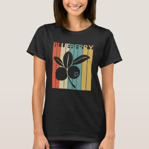 Vintage-Stil Süße Blaubeer Frucht T-Shirt