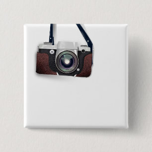 Vintage-Stil Vintagekamera Button