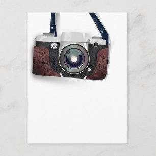 Vintage-Stil Vintagekamera Postkarte