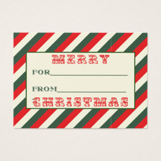 Vintage Stil Weihnachts Geschenkanhänger