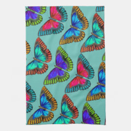 Vintage Stilfarben Monarch Butterfly Küche Geschirrtuch