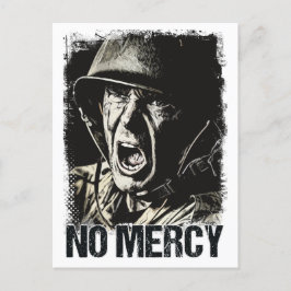 Vintage Stilkunst Warrior Motto Postkarte