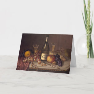 Vintage Stillleben Thanksgiving-Karte Feiertagskarte