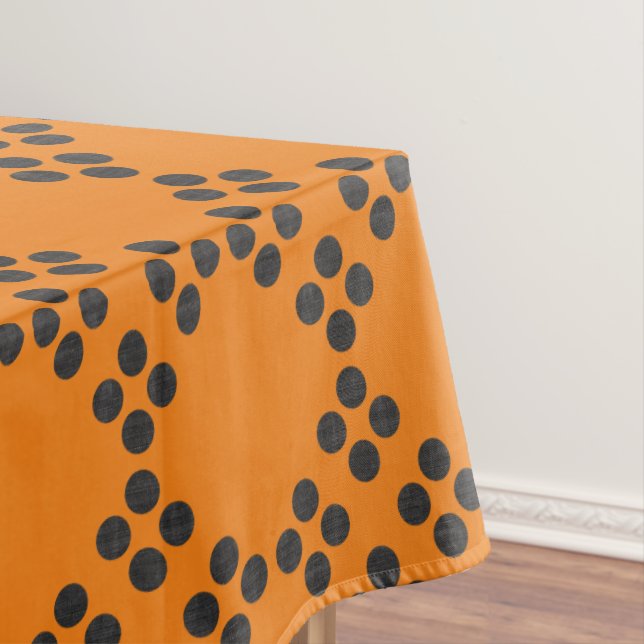 Vintage Stilpunkte Diamantenmuster Tischdecke (Beispiel)