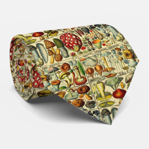 Vintage stilvolle Pilze Fungi Champagne DIY BG Krawatte