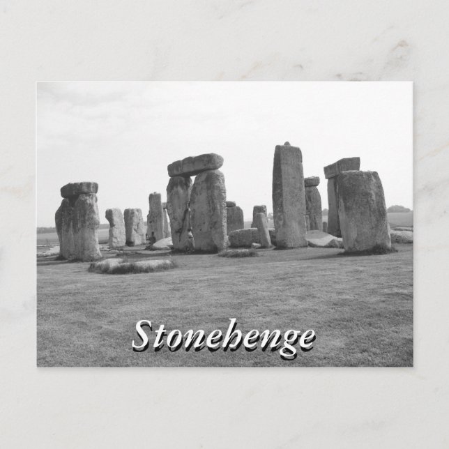 Vintage Stonehenge UK Postkarte (Vorderseite)