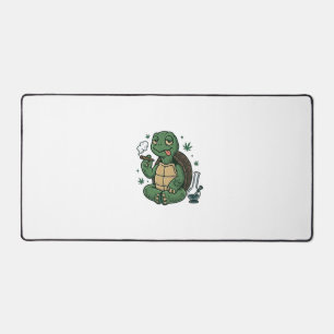 Vintage Stoner Turtle Vector-Shirt-Design_1 Schreibtischunterlage