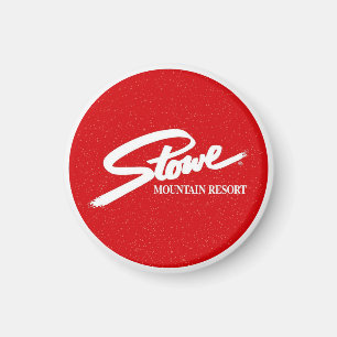Vintage Stowe, VT Outdoor-Winterwanderwege Skigebi Magnet