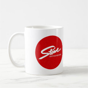 Vintage Stowe, VT Outdoor-Winterwanderwege-Skipist Kaffeetasse