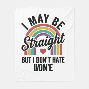 Vintage Straight But Kind Rainbow Pride Shirt_1 Fleecedecke