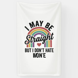Vintage Straight But Kind Regenbogen-Stolz-Shirt_1 Banner