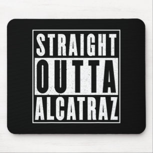 Vintage Straight Out Of Alcatraz Lustiger Trump-Ko Mousepad