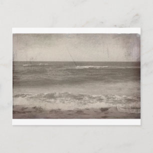 Vintage Strand Postkarte