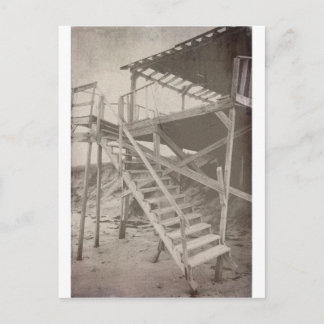 Vintage Strand Postkarte