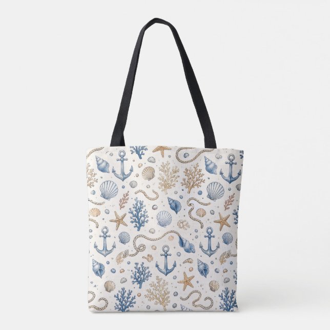 Vintage-Strand-Tasche (Rückseite)
