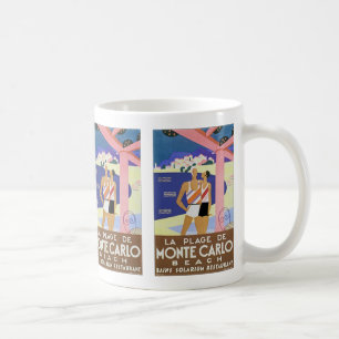 Vintage Strand von Monte Carlo Tasse