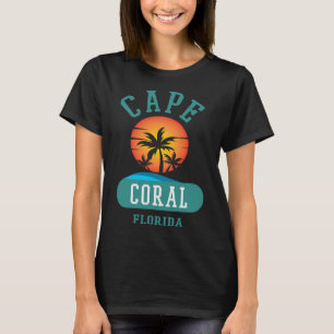 Vintage Strände von Capcoral Florida T-Shirt