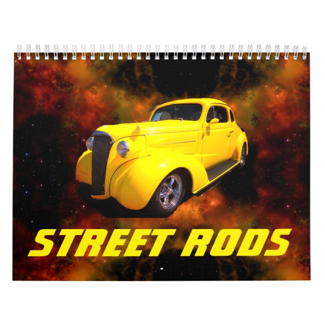 Vintage Straße Rod Kalender (Titelbild)