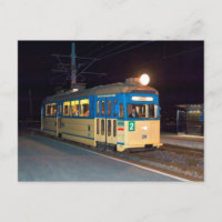 Vintage Straßenbahn in Trondheim, Norwegen