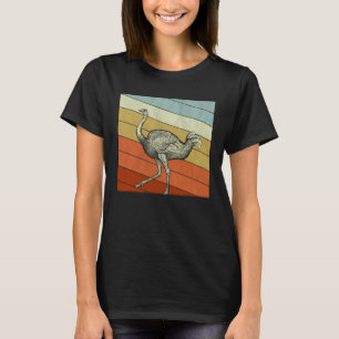 Vintage Strauße für Jungen Mädchen Strauße Retro T-Shirt